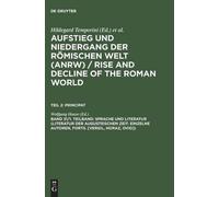 Sprache Und Literatur (Literatur Der Augusteischen Zeit (Copertina rigida)