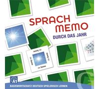 Sprachmemo. Basiswortschatz Deutsch spielerisch lernen. Durch das Jahr (A1). 108 Karten: Basiswortschatz Deutsch spielerisch lernen. Sprachspiel