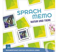 Sprachmemo. Basiswortschatz Deutsch spielerisch lernen. Natur und Tiere (A1). 108 Karten: Basiswortschatz Deutsch spielerisch lernen. Sprachspiel