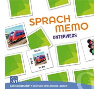 Sprachmemo. Basiswortschatz Deutsch spielerisch lernen. Unterwegs (A1). 108 Karten