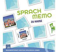 Sprachmemo. Basiswortschatz Deutsch spielerisch lernen. Zu Hause (A1). 108 Karten: Basiswortschatz Deutsch spielerisch lernen / Sprachspiel