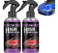 Spray 3 in 1: antigraffio ad alta protezione, lucidante in ceramica e antiruggine per camper e barche, spray nano per auto (2 pezzi)