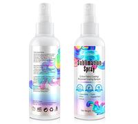Spray a sublimazione per camicie di cotone. Spruzzare tutti i tessuti, tra cui poliestere, cartone, tela, ad asciugatura rapida e super adesivo, tappetino per sedia da ufficio (bianco, taglia unica)