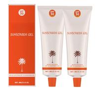 Spray abbronzante senza sole SPF 30, Gel abbronzante all'arancia, Formula idratante, Protezione solare waterproof, Adatto per viso, corpo, lettini abbronzanti e uso esterno