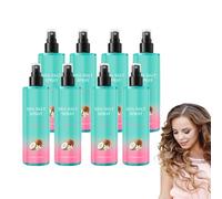 Spray al sale marino per capelli - Spray texturizzante a secco per volume e texture. Spray per capelli con tenuta leggera che volumizza e texturizza per una finitura con onde da spiaggia (8 bottiglie)