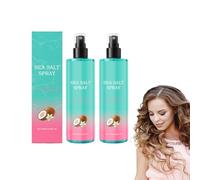 Spray al sale marino per capelli - Spray texturizzante a secco per volume e texture. Spray per capelli con tenuta leggera che volumizza e texturizza per una finitura con onde da spiaggia (2 bottiglie)