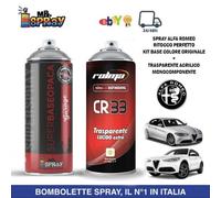 Spray Alfa Romeo 805/B Nero etna KIT Base Opaca + Trasparente