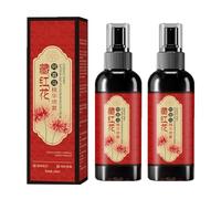 Spray all'essenza di zafferano e Polygonum Multiflorum, siero per capelli agli estratti di erbe, da capelli grigi a neri, anti-caduta e rinforzante per le radici, lasciando i capelli lucenti