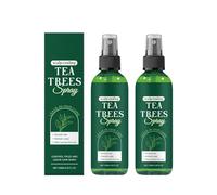 Spray all'olio di tea tree per capelli, balsamo spray senza risciacquo all'olio di tea tree, lenisce la secchezza, il prurito del cuoio capelluto e combatte la forfora, formula leggera