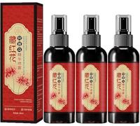 Spray anneriente per capelli allo zafferano, spray condizionante per capelli alle erbe naturali, nutriente per cuoio capelluto e radici, dona lucentezza e morbidezza (3 Pcs)