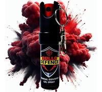 Spray anti-aggressione Tascabile e Pronto all’Uso, 100% Legale - Getto Potenziato fino a 4 Metri, Sicurezza per Donne, Jogging, Escursioni e Viaggi - Spray Identificativo Difesa Personale (20 ml)