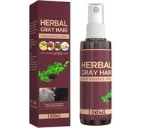 Spray anti-grigio alle erbe, balsamo scurente naturale per capelli e spray ripristinante il colore, cura nutriente del cuoio capelluto per uomini e donne, rinforzante