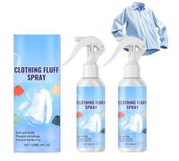 Spray Anti-Statico E Anti-Piega per Abbigliamento - 2 Pezzi, Formula 3 in 1: Elimina Staticità, Pieghe E Rinfresca Tessuti in Secondi, Ideale per Vestiti, Lenzuola, Coperte E Tappeti