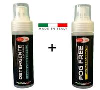 spray antiappannante universale visiera+detergente casco,occhiali,maschera 30ml