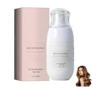 Spray anticaduta con nutrienti del riso, spray per il trattamento avanzato dei capelli, formula naturale, nutriente per il cuoio capelluto, ripristina i capelli danneggiati, 50 ml (1Pezzo)