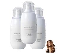 Spray anticaduta con nutrienti del riso, spray per il trattamento avanzato dei capelli, formula naturale, nutriente per il cuoio capelluto, ripristina i capelli danneggiati, 50 ml (3Pezzo)