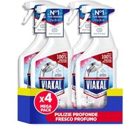 Spray Anticalcare, Confezione Da 4 X 720Ml, Fragranza Fresco Profumo, Tecnologia