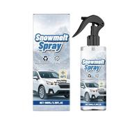 Spray Antighiaccio Parabrezza - Detergente Per Parabrezza Per Auto, Agente Per Rimuovere La Neve Dal Vetro Ad Azione Rapida | 100ml Congela Rapidamente La Rimozione Dello Scioglimento Del Ghiaccio