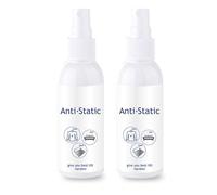 Spray Antirughe - 2× 80 Ml Spray Antistatico E Antirughe, SprayAntistaticoAntirughe Per Indumenti,Ammorbidente Senza Profumo, Contro Le Cariche Elettrostatiche EAntirughe Per Tessuti
