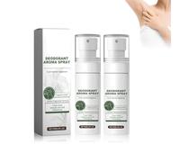 Spray antitraspirante da 60 ml, antitraspirante, deodorante antitraspirante contro forte sudorazione, durevole, resistente al sudore, fresco e asciutto (2)