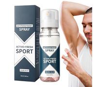 Spray antitraspirante per uomini, protezione ascellare contro la secchezza e il corpo, tripla difesa dagli odori da uomo, 48 ore, dettagli meticolosi, materiale sicuro facile da usare, 88 ml, per il