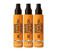 Spray attivatore ad onda per capelli naturali - Reputatore a ricciolo idratante con olio di cocco e aloe vera - definisce e si aggiorna ondate, Curl antirizzico e spray che definiscono (3pcs)