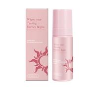 Spray Autoabbronzante - Abbronzatura Immediata Corpo,Crema Graduale ad Effetto Naturale 60ml per Corpo Viso e Viaggi con Bagliori Dorati Senza Sole