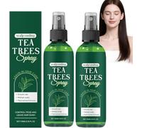 Spray Balsamo Senza Risciacquo all'Olio di Tea Tree, lenisce secchezza e prurito, districante idratante e leggero per capelli e cuoio capelluto secchi o danneggiati, formula non grassa adatta a tutti