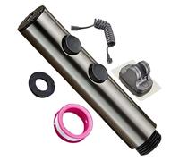 Spray Bidet Da Water | Accessorio in Acciaio Inossidabile con Tubo | Pistola a Mano per Bidet con Pressione Regolabile,per Pulizia Bagno, Igiene Femminile e Igiene Personale