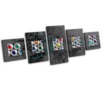 Spray Cans Abstract Graffiti MULTI TELA parete arte foto stampa