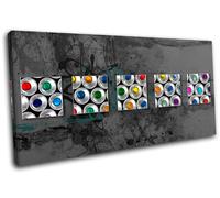 Spray Cans Abstract Graffiti SINGLE TELA parete arte foto stampa