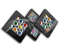 Spray Cans Graffiti Abstract MULTI TELA parete arte foto stampa