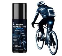 Spray Catarifrangente Notturno - 100ml Vernice Fluorescente Di Sicurezza, Spray Riflettente Per Corsa E Bici | Segnalatore Luminoso Ad Alta Visibilità Per Abbigliamento Tessuto Scarpe Ciclismo Traffic