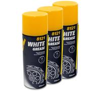 Spray Catena 3x 450 ML Mannol Bianco Grasso Lubrificante