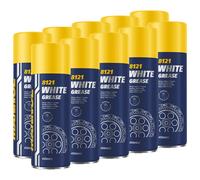Spray Catena MANNOL Grasso Bianco Spray Grasso 10x 450 Ml