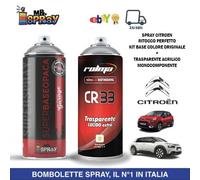 Spray CITROEN EPY Rouge rubi nacre KIT Base Opaca + Trasparente