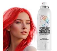 Spray colorante temporaneo per capelli, 150 ml, spray istantaneo per adulti e bambini, lavabile e non adesivo, formula delicata, rosso, Halloween, cosplay, feste in costume, feste
