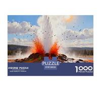 Spray Colorato Fly Geyser Puzzle in Legno Impermeabile DIY Puzzles Da 1000 Pezzi Per Adulti Impossibili Giochi Di Impegnativi