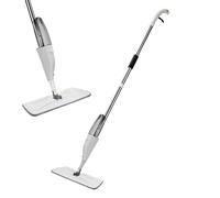 spray con testa rotante a 360°, con 3 panni lavabili, pulizia a umido e a secco con cuscinetti in microfibra, per pavimenti in legno, vinile in cucina, soggiorno, appartamento e ufficio