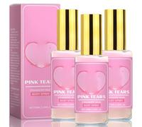 Spray corpo Pink Tears, profumo alla fragola da donna, spray corpo alla fragola fresca, effetto rinfrescante a lunga durata, idratante e leggero, migliora l'elasticità della pelle.