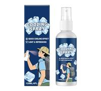 Spray Corpo Rinfrescante,Liquido Istantaneo a Lunga Durata | 120ml Spray Rinfrescante per Vampate di Calore | Per Adulti Palestra Viaggio Escursionismo Trekking Campeggio Yoga Corsa