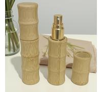 spray da 5ml e 10ml per oli essenziali in bambù, ricaricabili fai da te per profumi a base di oli essenziali, di ricarica portatili da viaggio