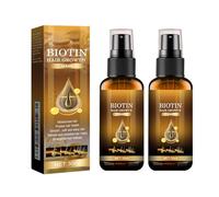 Spray Densificante con Biotina, 2 Pack, Hair Growth Serum, Formula Rinforzante con Collagene Naturale, Aumenta Volume e Spessore dei Capelli Sottili, Trattamento Anti-Caduta per Chiome Fragili