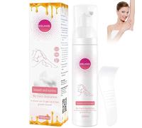 Spray Dépilatoire 100 ml, Mousse D'épilation Douce à la Cire D'abeille, Spray Épilation Indolore, Spray Moussant Dépilatoire pour Femmes et Hommes, pour Les Bras, Les Jambes, Le Dos
