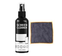 Spray detergente per dispositivi elettronici, 100 ml, spray detergente e kit panno per schermo TV, per la pulizia di dispositivi elettronici con di pulizia compatta per computer