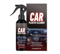 Spray Detergente per Interni Auto - 120 ml Detergente Per Tappeti E Rivestimenti | Spray Protettivo Parti Plastiche Auto - Per Pelle Cruscotto Tappezzeria Tessuto Parabrezza Finestrino Sedile Autocarr