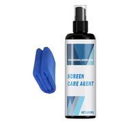Spray detergente per schermo - 4,72 x 1,18 pollici, detergente per schermo portatile, detergente per schermi di computer, formula senza tracce, bottiglia ricaricabile per la pulizia dei telefoni, oro