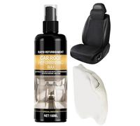 Spray detergente per sedili in pelle - 100 ml detergente per interni in pelle e polvere, soluzione smacchiante per tetti di tappezzeria, formula sicura | Ideale per il cielo 'auto, divano
