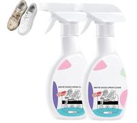 Spray detergente rapido per scarpe bianche, detergente per sneaker bianche, rimuove sporco e macchie, facile da pulire