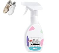 Spray detergente rapido per scarpe bianche, detergente per sneaker bianche, rimuove sporco e macchie, facile da pulire